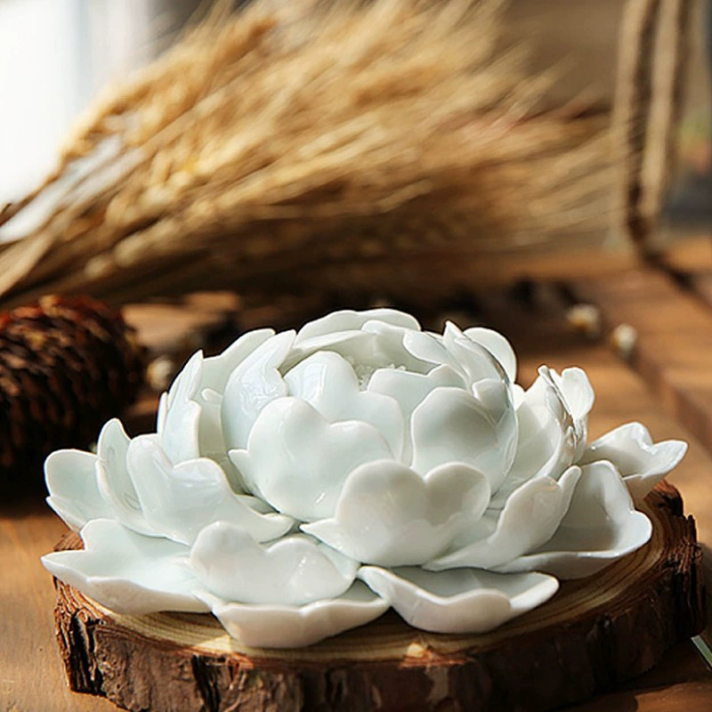 Настольные украшения для курильницы для украшения дома Jingdezhen керамические цветы съемки реквизиты ароматерапии бумажные чайные аксессуары