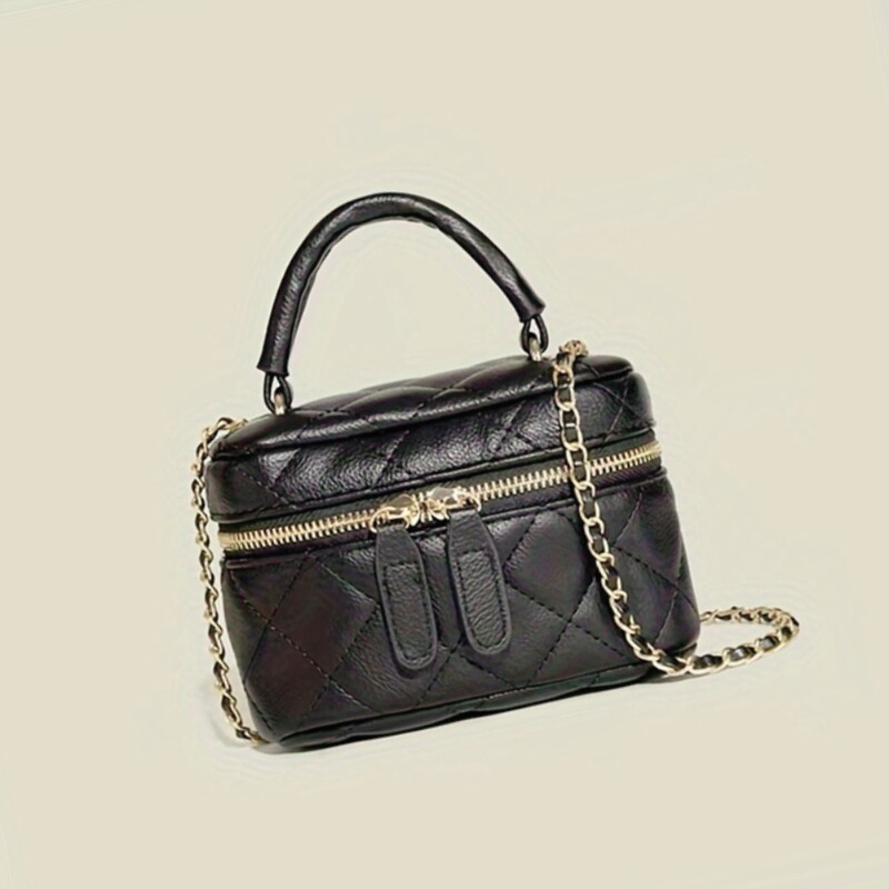 2025 Spring New Style Handbag Quilted Bag Chain Bag Solid Color Mini Crossbody Bag Quilted Chain 2025 Spring New Style Handbag Quilted Bag Chain Bag Solid Color Mini Crossbody Bag Quilted Chain