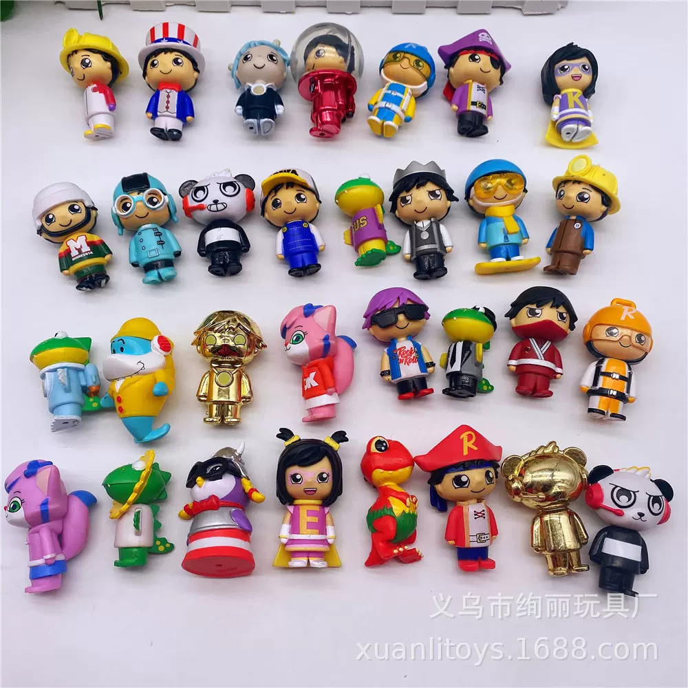 跨境电商 多款PVC人偶公仔 人物摆件 儿童过家家玩具 小礼物