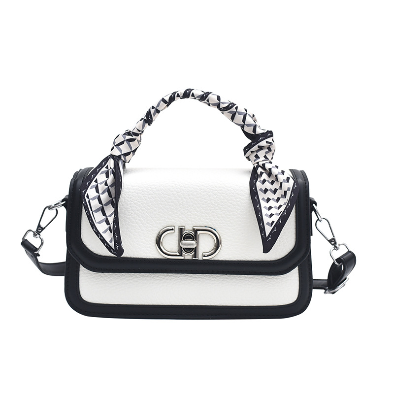 Bolsos para mujer otoño e invierno nuevo color en contraste bolso cuadrado pequeño portátil para mujer 2024 bolso bandolera de múltiples capas de textura de alta calidad transfronteriza