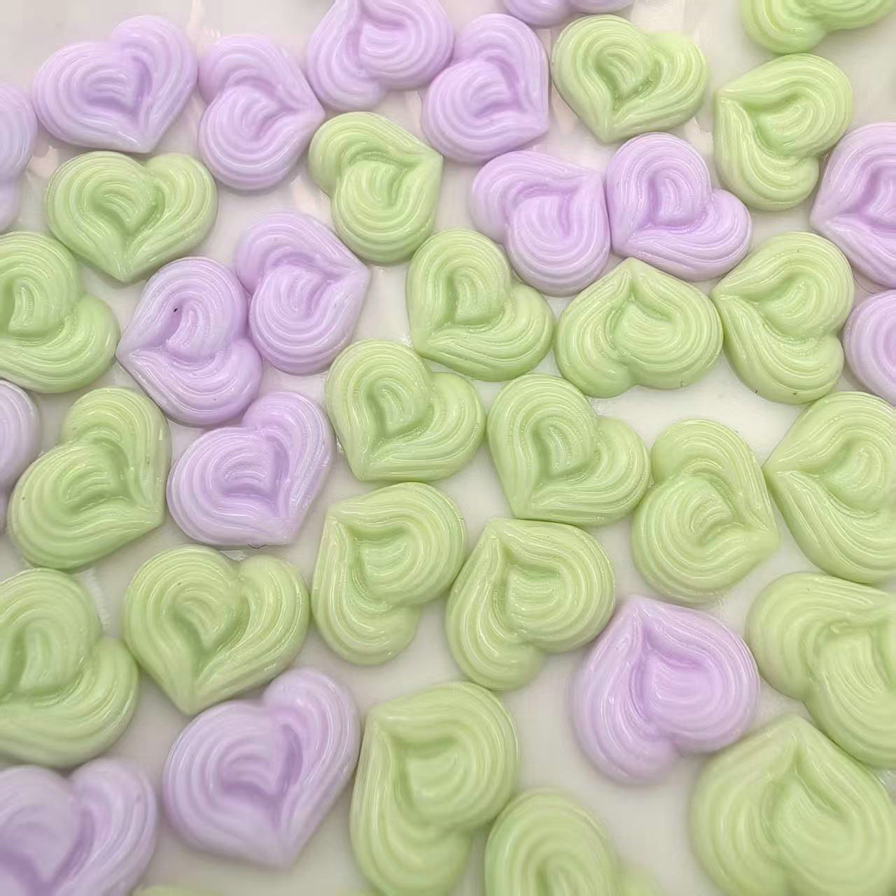 爱心彩色漩涡糖果微缩仿真迷你diy树脂配件材料奶油胶配件_0