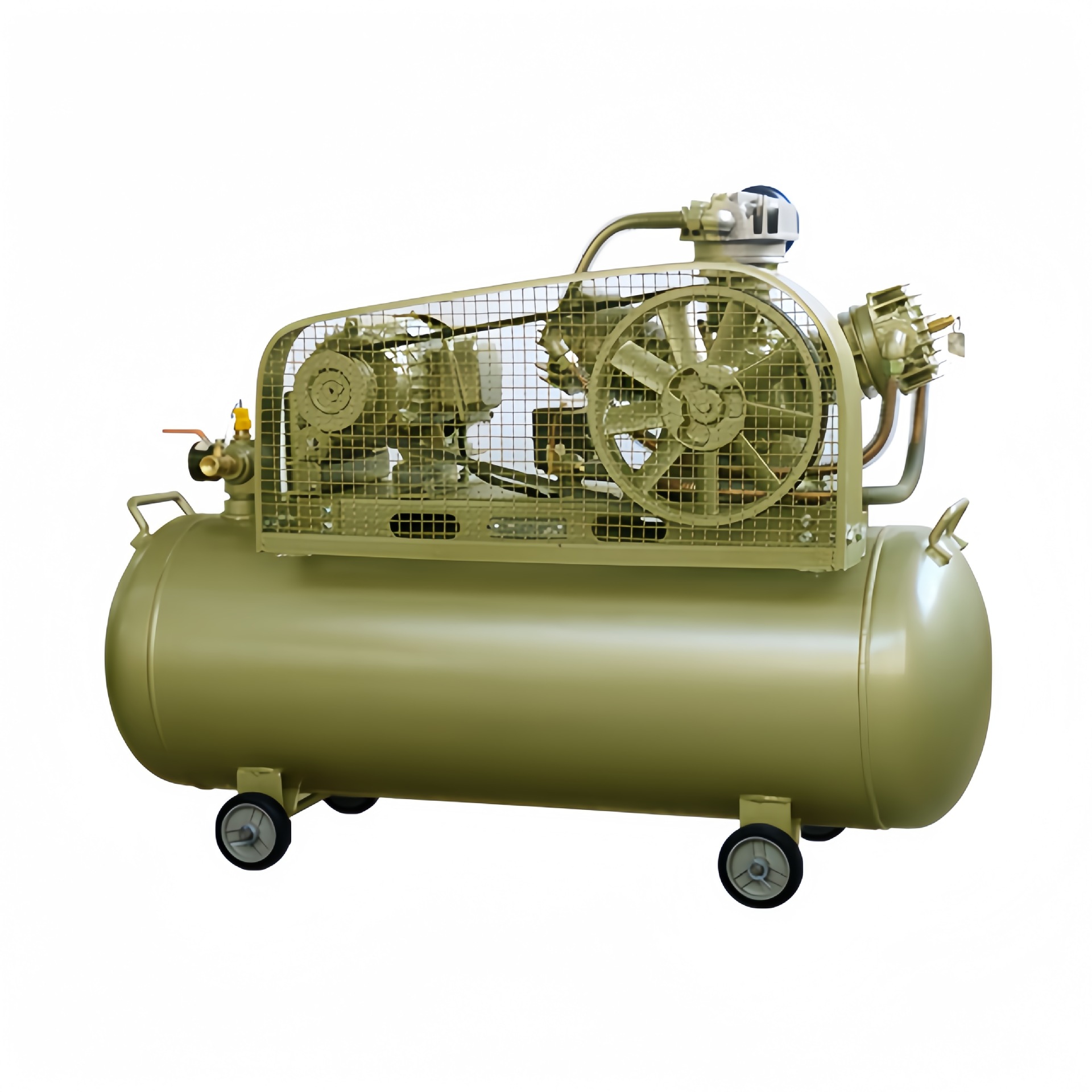 Industrial-Grade Piston Air Compressor Mobile High-Pressure Air Pump Industrial Air Compressor Piston-Type Air Compressor