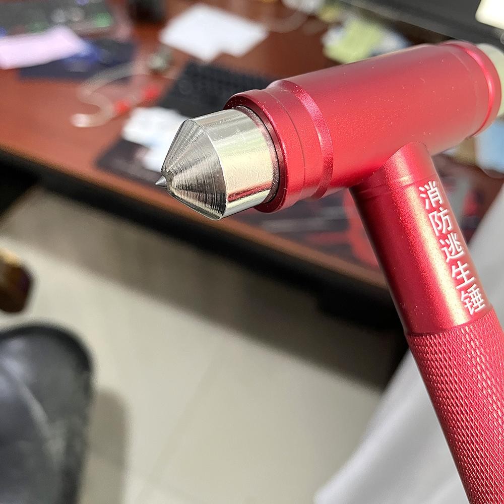 Fire Safety Hammer for Cars, Hotels, Factories, Classrooms, Tempered Glass Doors and Windows, Emergency Rescue, Window-Breaking Escape Safety Hammer