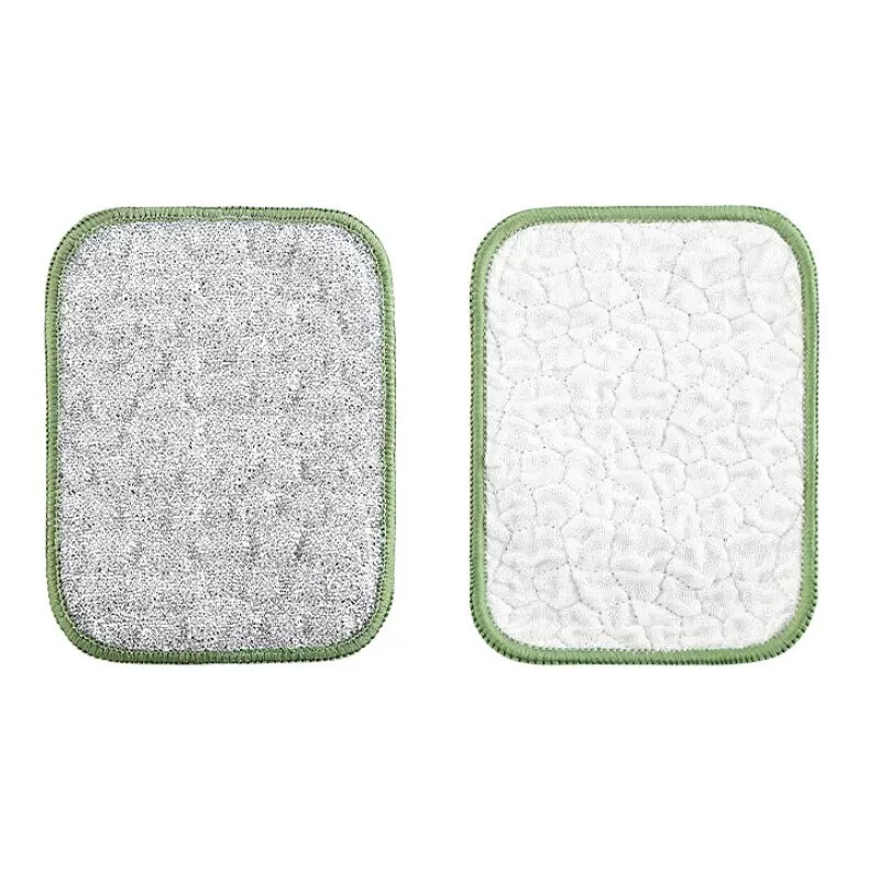 新世代の食器洗い布、家庭用キッチン食器洗い布、スチールウール、両面クリーニング、厚みのある鍋拭き加工品|undefined