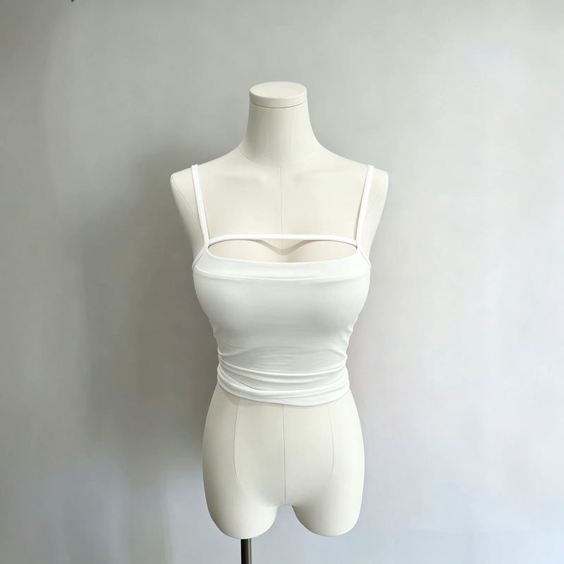In Stock~ Korean Dongdaemun Basic Slim-Fit Top with Clever Design, Camisole with Built-In Bra Pads In Stock~ Korean Dongdaemun Basic Slim-Fit Top with Clever Design, Camisole with Built-In Bra Pads
