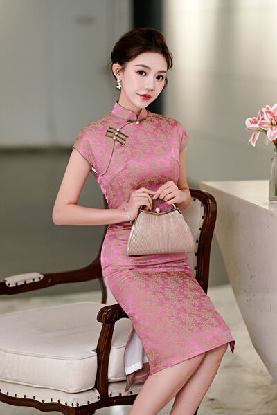 Fashionable elegant cheongsam