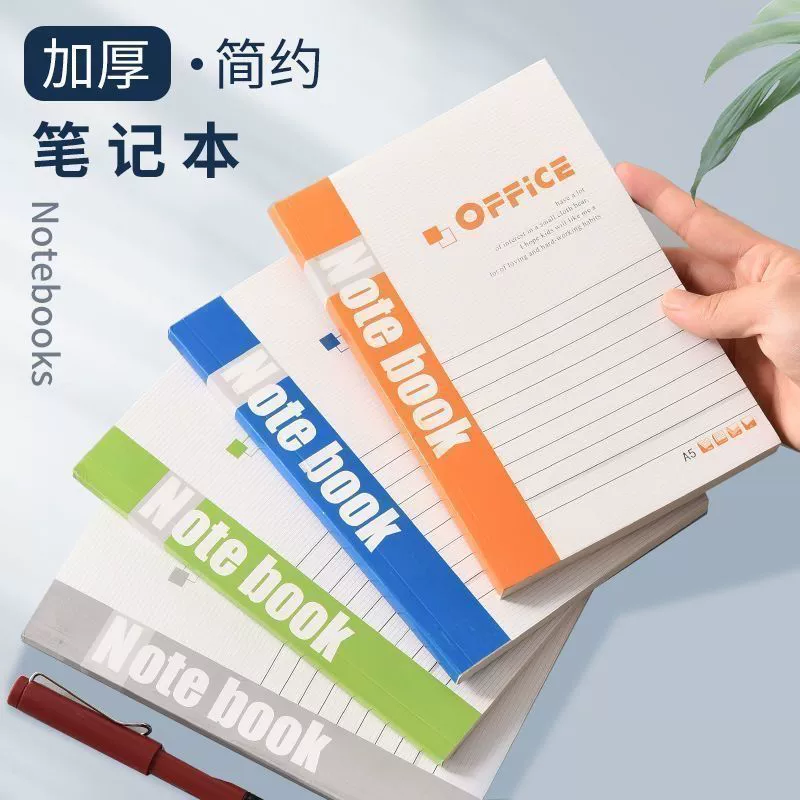Laptop, book, stationery, notebook
