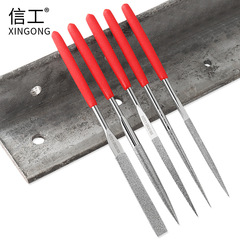 Diamond file 80 mesh 600 mesh assorted small file flat square triangle round emery file