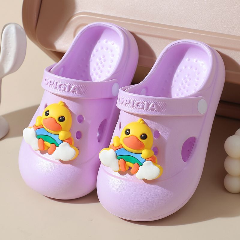 Rainbow Duck-Purple [업그레이드된 EVA 가볍고 편안하며 미끄럼 방지]