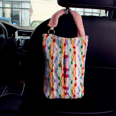 Car Paper Box Hanging Bag Goddess — Car tissue box/set - color-pattern