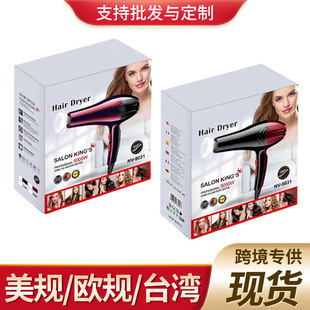 Cross-Border European Standard Hair Dryer Blue Light Negative Ion Household High-Power Hair Dryer Silent Quick-Drying Hair Dryer Wholesale