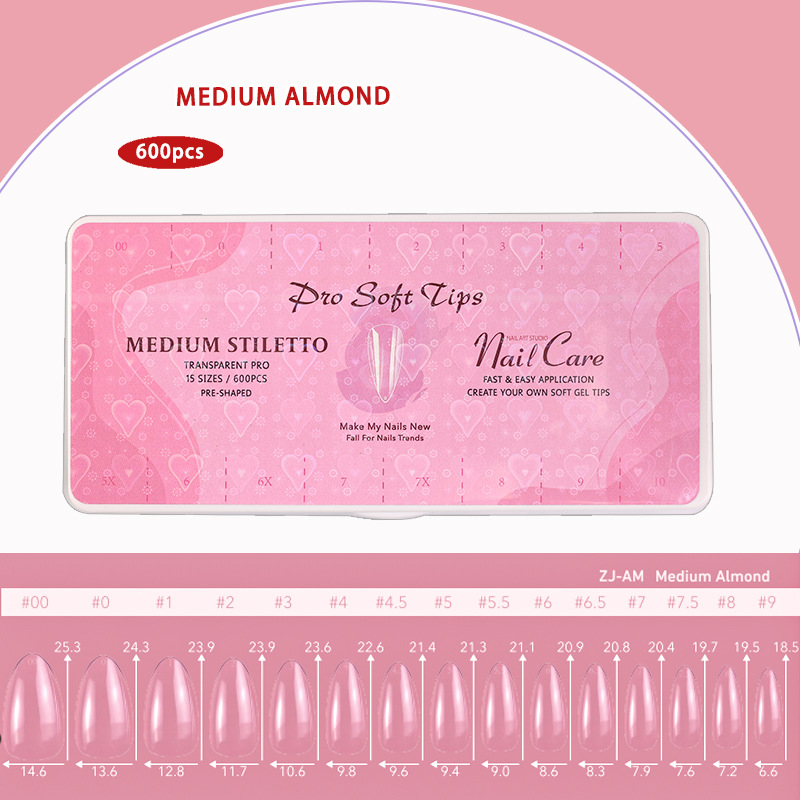 La Punta media del número 07 es transparente.