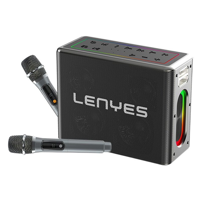 León salvaje frío tarjeta de sonido transfronteriza karaoke audio Bluetooth Audio máquina todo en uno soporte manos libres par de llamadas con altavoz portátil