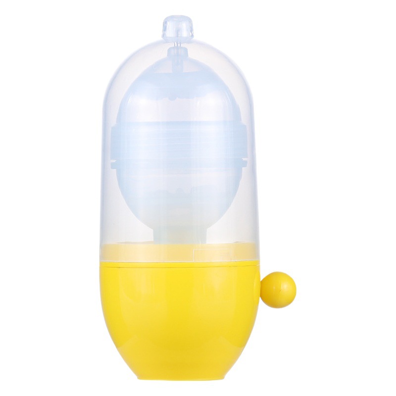 Turner de huevos dorado, coctelera de huevos mixta de blanco huevo y y yema, extractor de huevos manual para el hogar