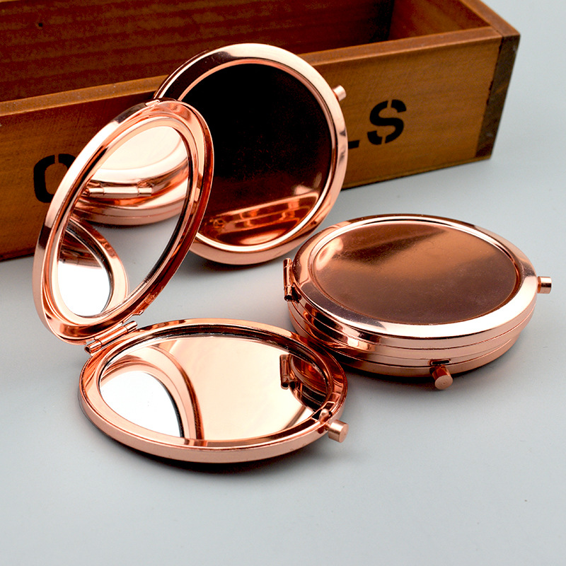 70g Weight Mirror Makeup Tools Types 1 Piece Quantity Metal Material Solid Color Pattern Casual, Elegant, Lady Style Casual Elegant Lady Solid Color Metal Mirror 1 Piece 2