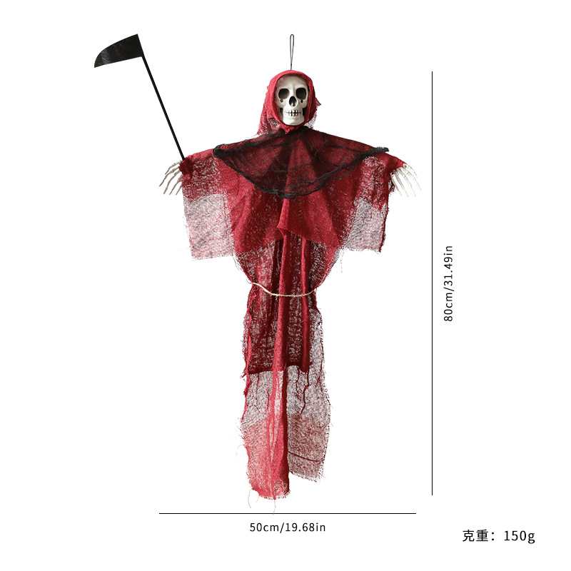 Amazonas nueva gaza fantasma fiesta fantasma novia de la muerte Halloween decoración de Halloween atmósfera de terror