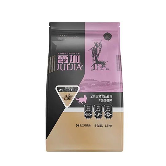 Jue plus cat food 10KG into cat kitten full-stage universal cat staple food pick mouth 1.50kg fold ears tabby blue cat pet