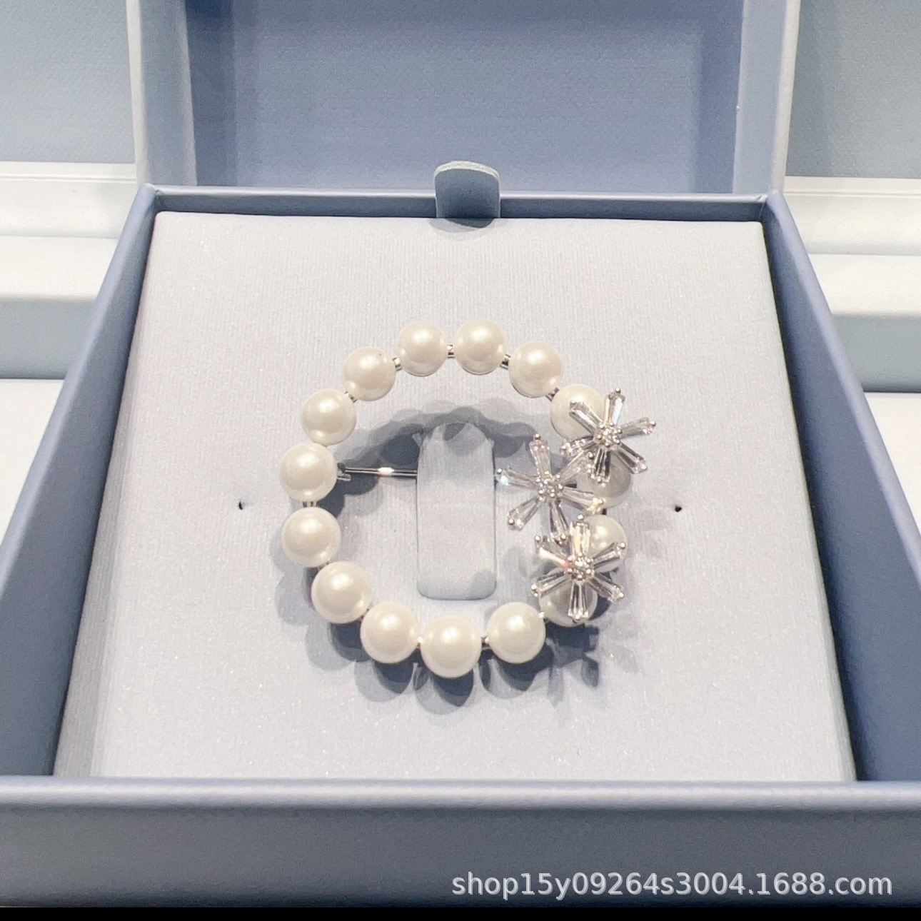 Hefag Jewelry Snow Ring Brooch Light Luxury Elegant Multi-Purpose Personalized Design Pin High-End Accessory Brooch