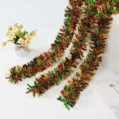 国境を越えたアマゾンの起爆クリスマス赤緑金泡糸彩条拉花9cm 2メートル暗号化厚さ太さ混合茜
