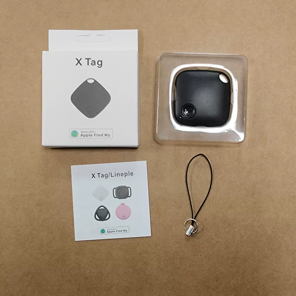 Y17 large hole diamond + apple black + small ring lanyard