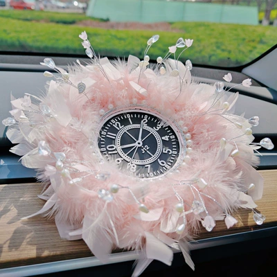 Watch Pearl feather non-slip mat Anti-slip mat - lily-feather-non-slip-mat-pink