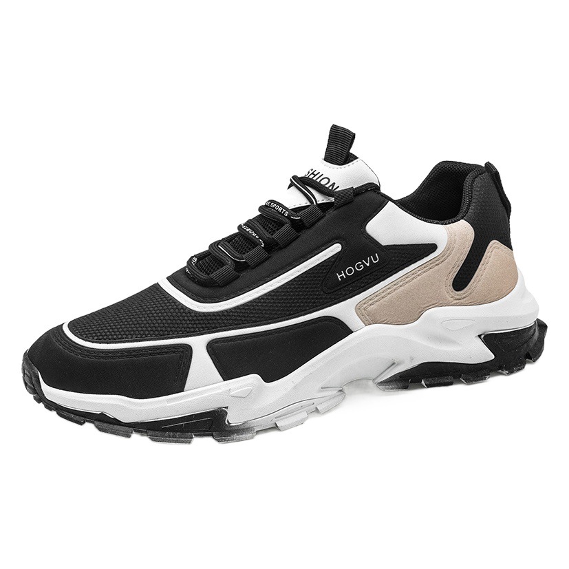 Zapatilla de deporte de los hombres 2024 primavera nuevo vuelo tejido de moda zapatos de moda coreano casual zapatos de los hombres al por mayor del comercio exterior