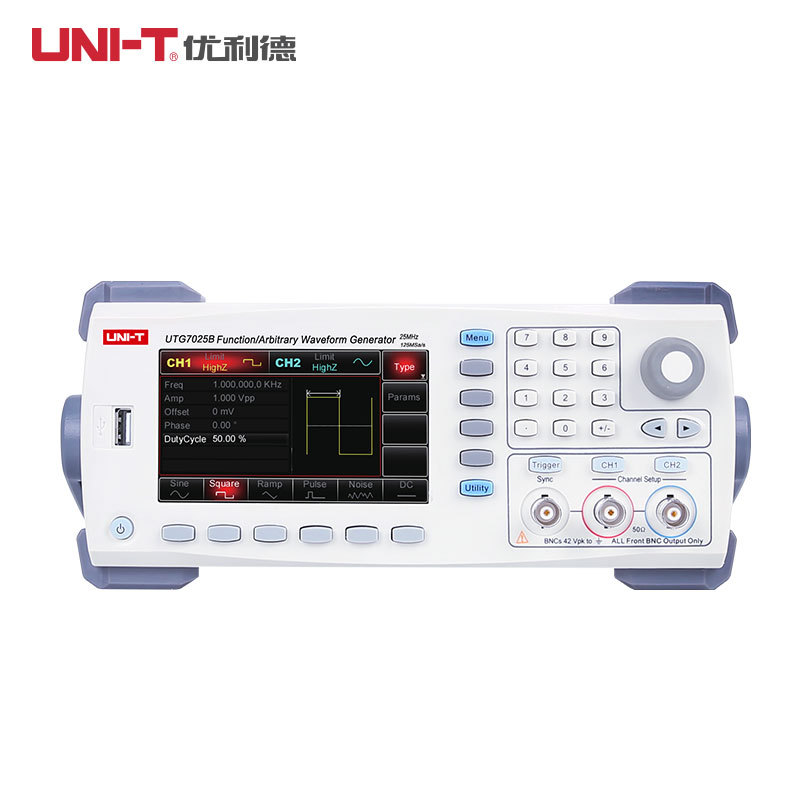 优利德（UNI-T） UTG7025B函数波形信号发生器 25MHz输出频率