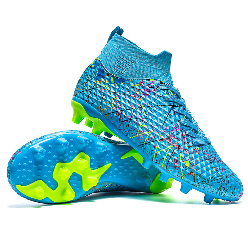 2025 nuevos zapatos de fútbol transfronterizos nuevos juegos de clavos transfronterizos para hombres clavos al por mayor antideslizantes adolescentes