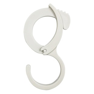 S-type card hook wardrobe wardrobe hook household hole-free kitchen bathroom snap-on desktop hook