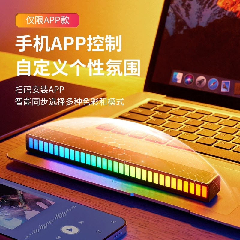 RGB-атмосферная подсветка, световые эффекты для ПК, голосовое управление, музыка и звук, световая подсветка