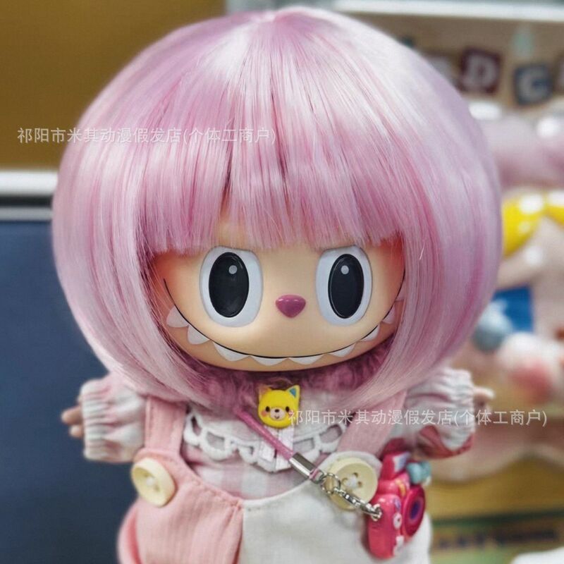 Bubble Matt Labubu High Temperature Silk Wig Macaron Doll Labubu Wig Set (Doll Not Included) Bubble Matt Labubu High Temperature Silk Wig Macaron Doll Labubu Wig Set (Doll Not Included)