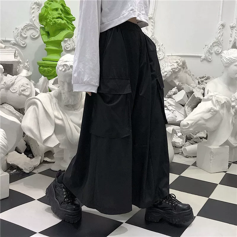 Тайдовый, брюки, юбка, плюс-size, оверсайз