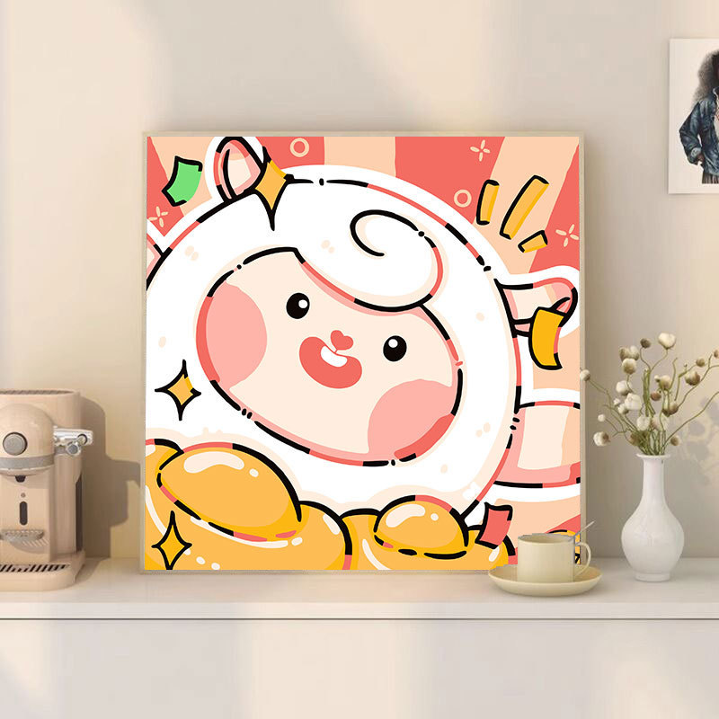 蝶デジタル油絵 diy 着色油絵子供の手描き蝶装飾絵画装飾品メーカー卸売|undefined