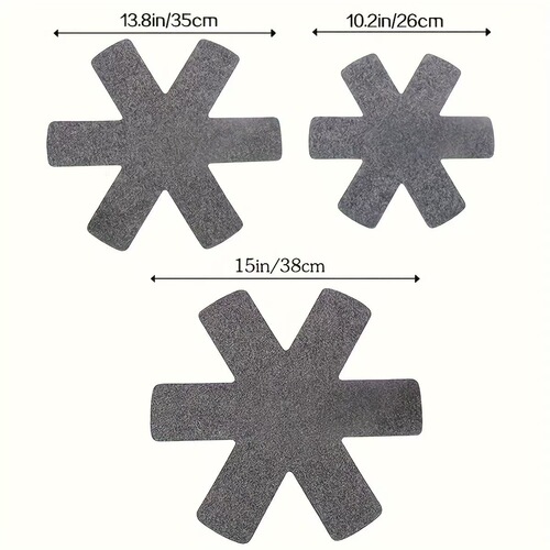Cross-border felt pot pad hexagonal bowl plate tableware anti-slip insulation pad non-woven non-stick pot protective pad 10 pieces