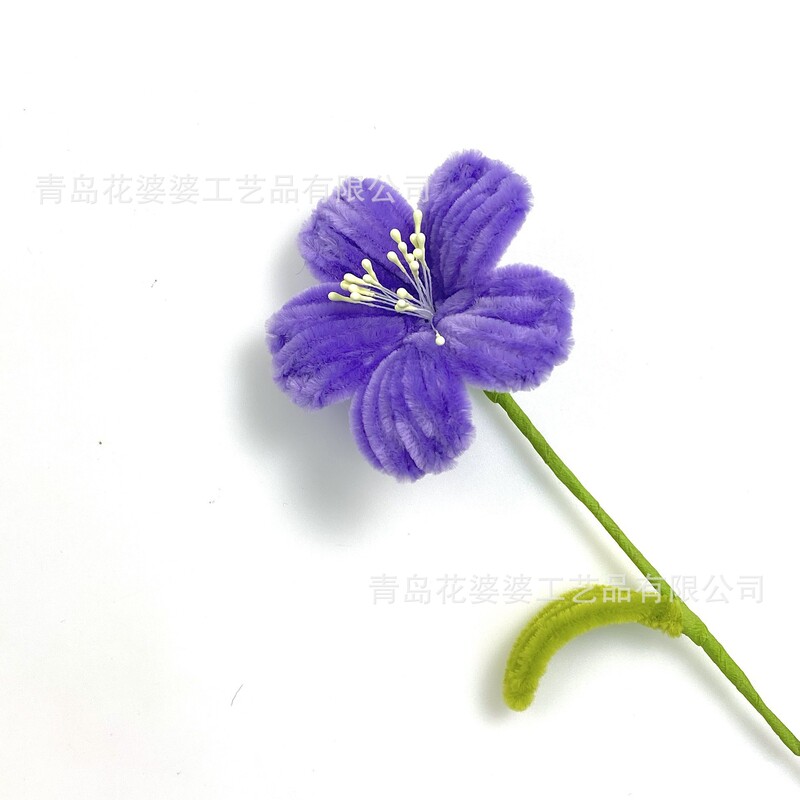 完成品卸売手作りツイストスティック造花シングルハイビスカスの花 DIY 花束手持ちホリデーギフトストール|undefined