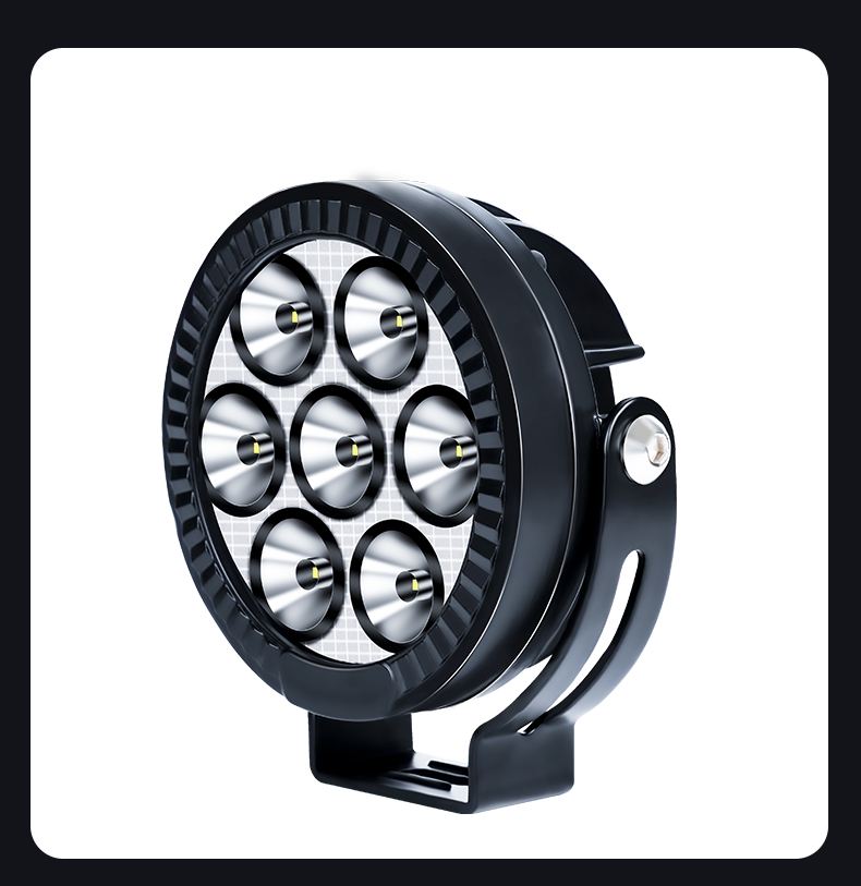 tdgo7 motorcycle spotlight LED road-clearing high-intensity external headlight waterproof modified yellow-white light strobe auxiliary light