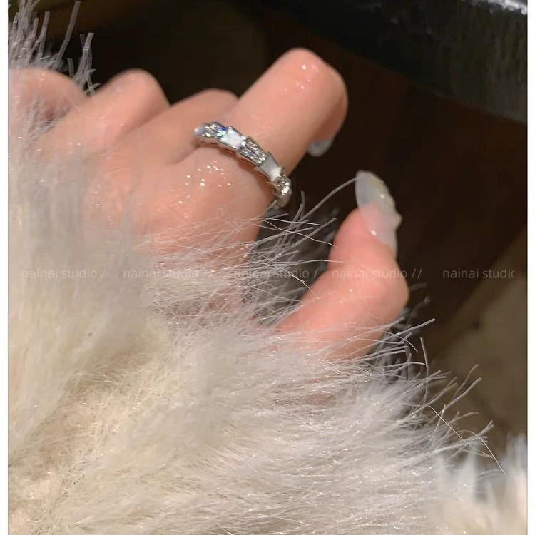 Small design adjustable ring, high-quality style, light luxury style, on index finger