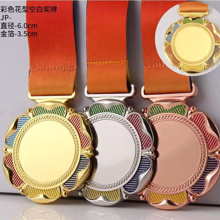 Fabricante de medallas personalizadas para diversos eventos deportivos, placas metálicas, medallas de oro, plata y bronce universales de gran venta transfronteriza para competiciones.