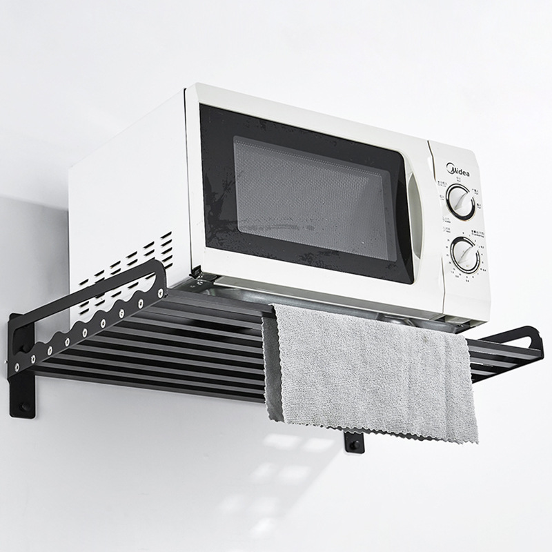 Multifunctional kitchen sets wall -mounted space aluminum black…