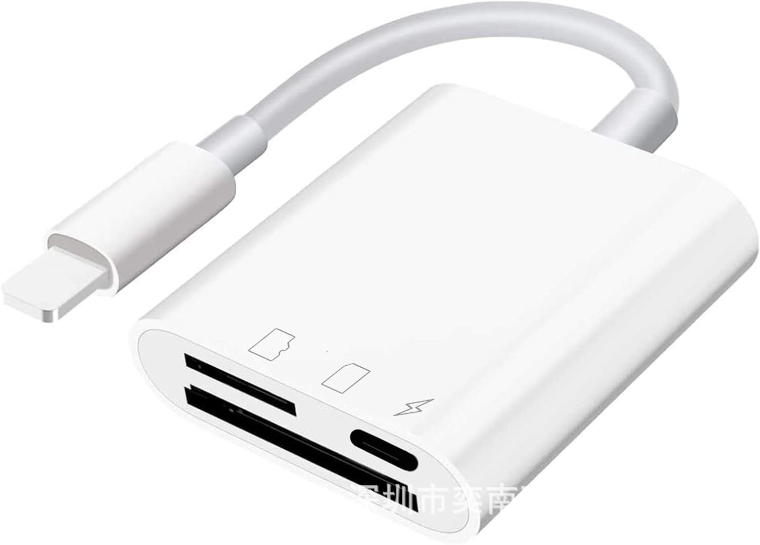 애플 SD/TF 카드 리더기 + 충전 기능 내장 (케이스 미포함)