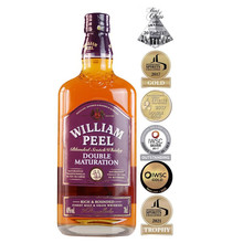 威廉彼乐双桶陈酿苏格兰威士忌 William Peel 英国洋酒橡木桶双桶