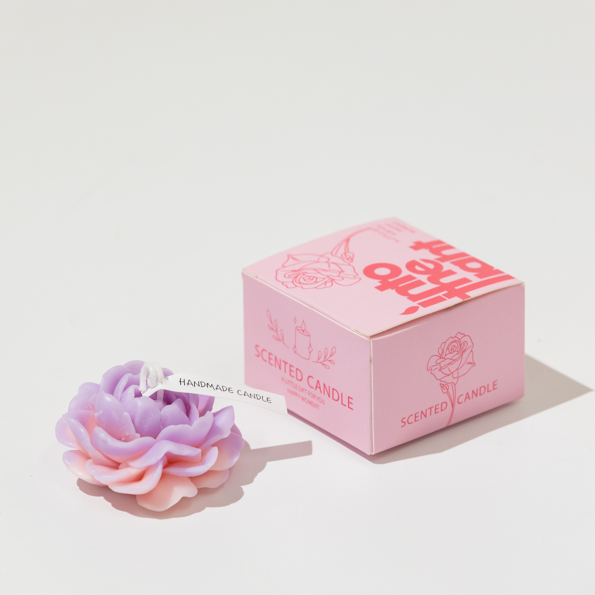 DIY Día de la Madre regalo creativo flor de jazmín forma caja de regalo de flores de incienso en flores de incienso