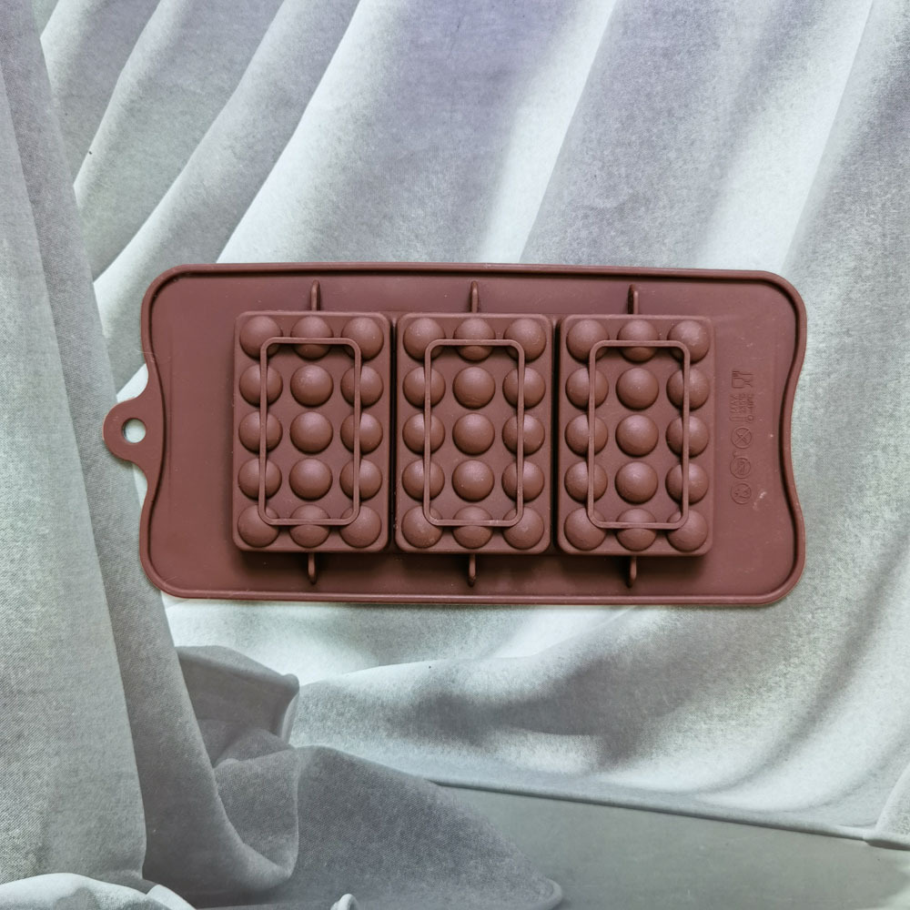 3 chocolate redondo 464 galletas molde de silicona pastel helado pudín molde de postre jabón utensilios