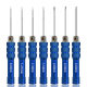 Model screwdriver single-piece white steel titanium plated 0.9mm watch disassembly manual model hex screwdriver tool