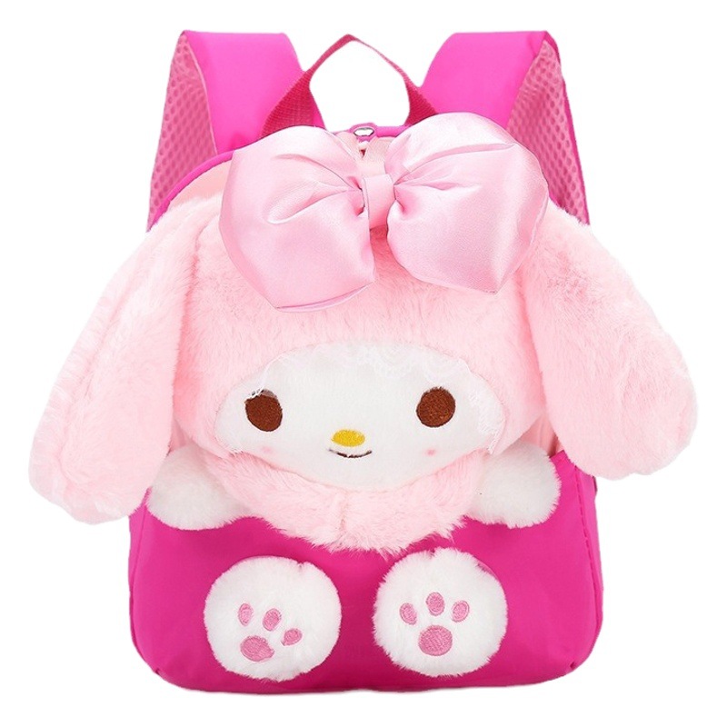 Nueva mochila de peluche para niños mochila de jardín de infantes lindas mochila de peluche de dibujos animados mochila de viaje de niñas mochila ocio