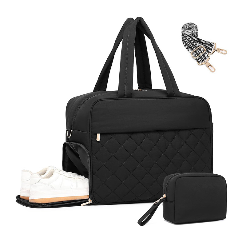 Nuevo tipo de bolsa de viaje con zapato compartimiento bolsa de pluma bolsa de yoga bolsa de mano