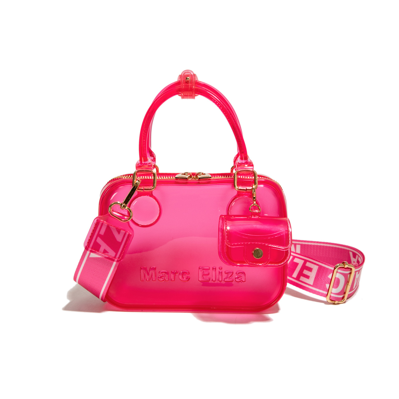 Estilo occidental transparente casual moda gelatina portátil pequeño bolso cuadrado femenino 2025 nuevo bolso bandolera de alta gama de todo fósforo