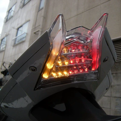 turn signal assembly, Motorcycle tail
