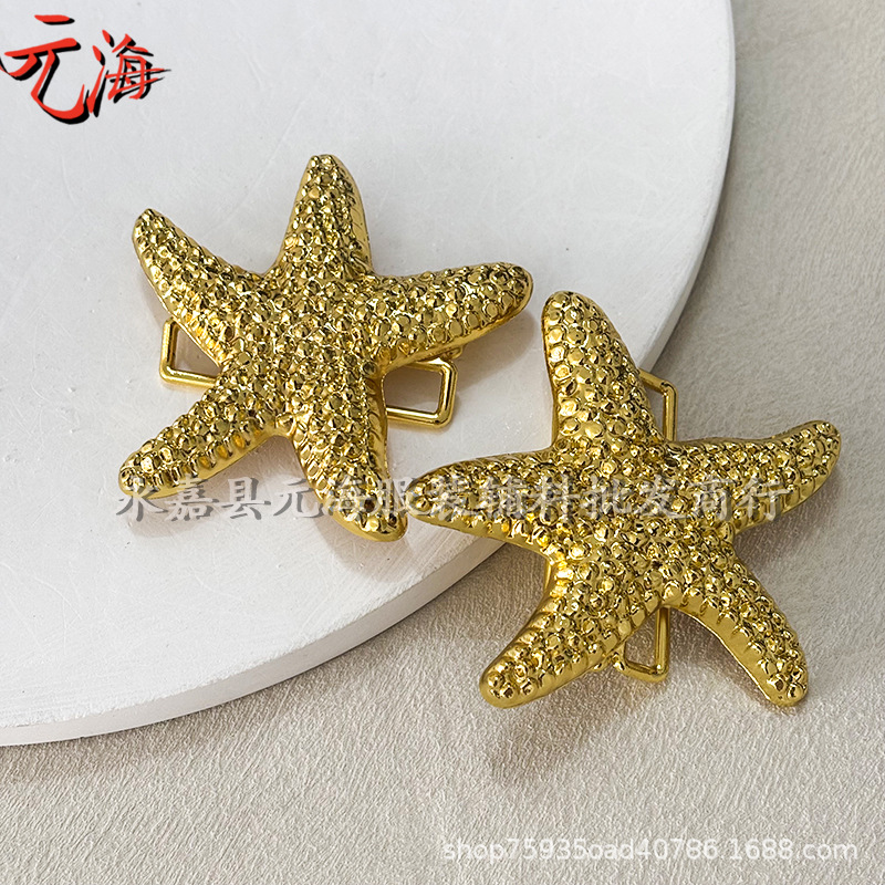 Nuevo botón de aleación de metal de pecho de moda ropa interior de baño botones de decoración de forma irregular accesorios de aleación