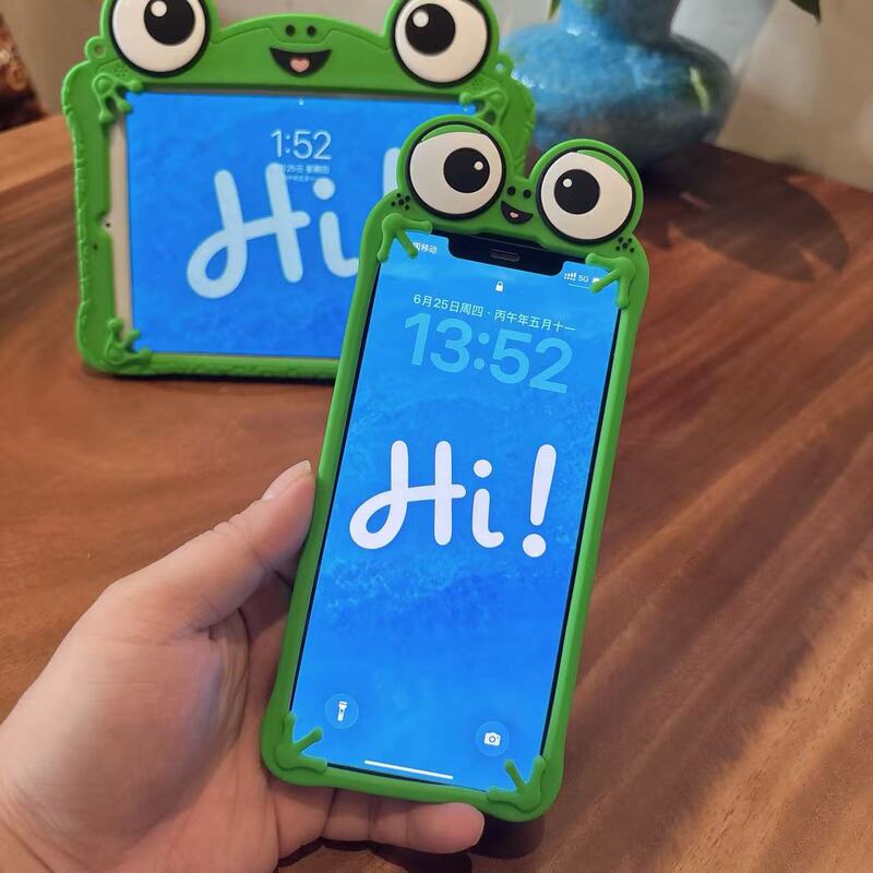 3D Cartoon Big-Eyed Frog iPhone 17 Pro Max Phone Case Apple 16 Silicone 17 for Women 17 Pro Trendy 3D Cartoon Big-Eyed Frog iPhone 17 Pro Max Phone Case Apple 16 Silicone 17 for Women 17 Pro Trendy
